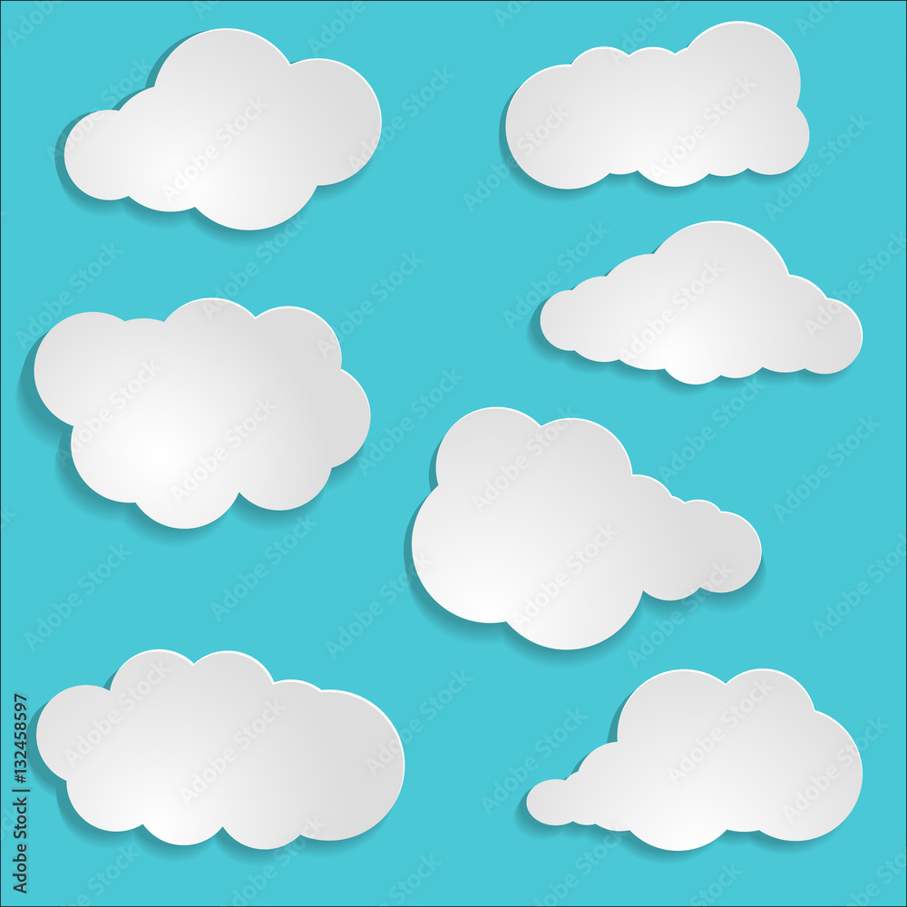 Cloud. Set. Sky. Weather. For your design. Cloud. Set. Sky. Weather. For your design.