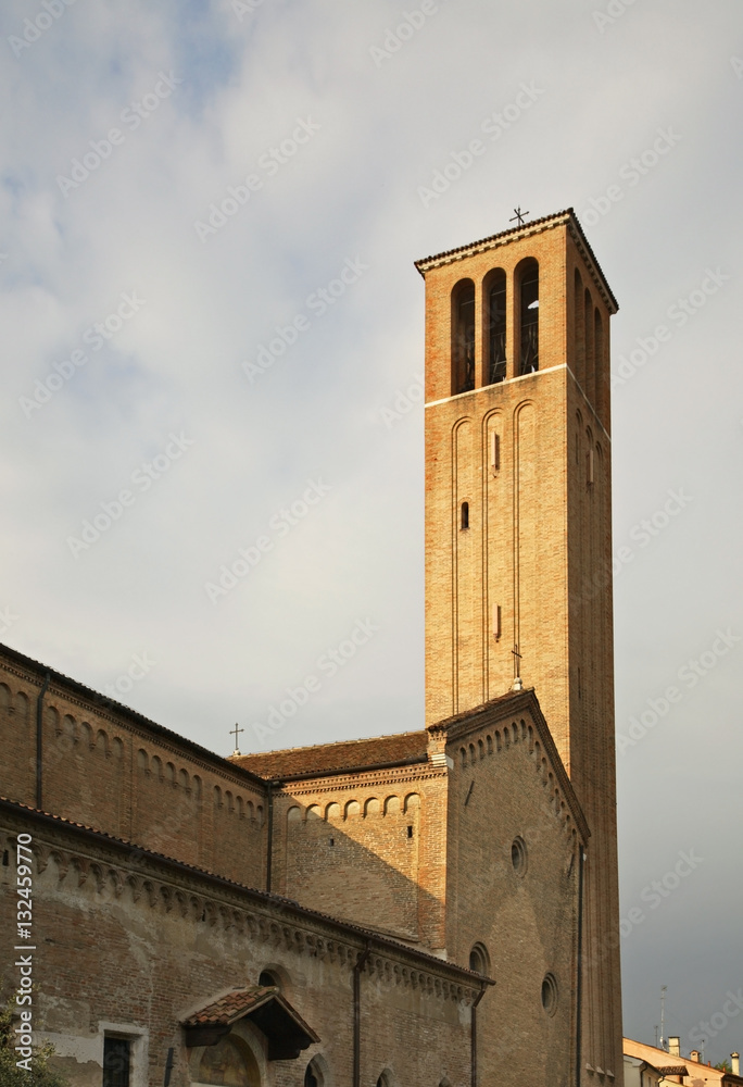 Chiesa di San Francesco - Church of St. Francis in Treviso. Veneto region. Italy