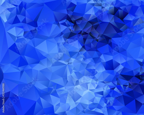 multicolor dark blue geometric rumpled triangular low poly style gradient illustration graphic background. Vector polygonal design for your business.