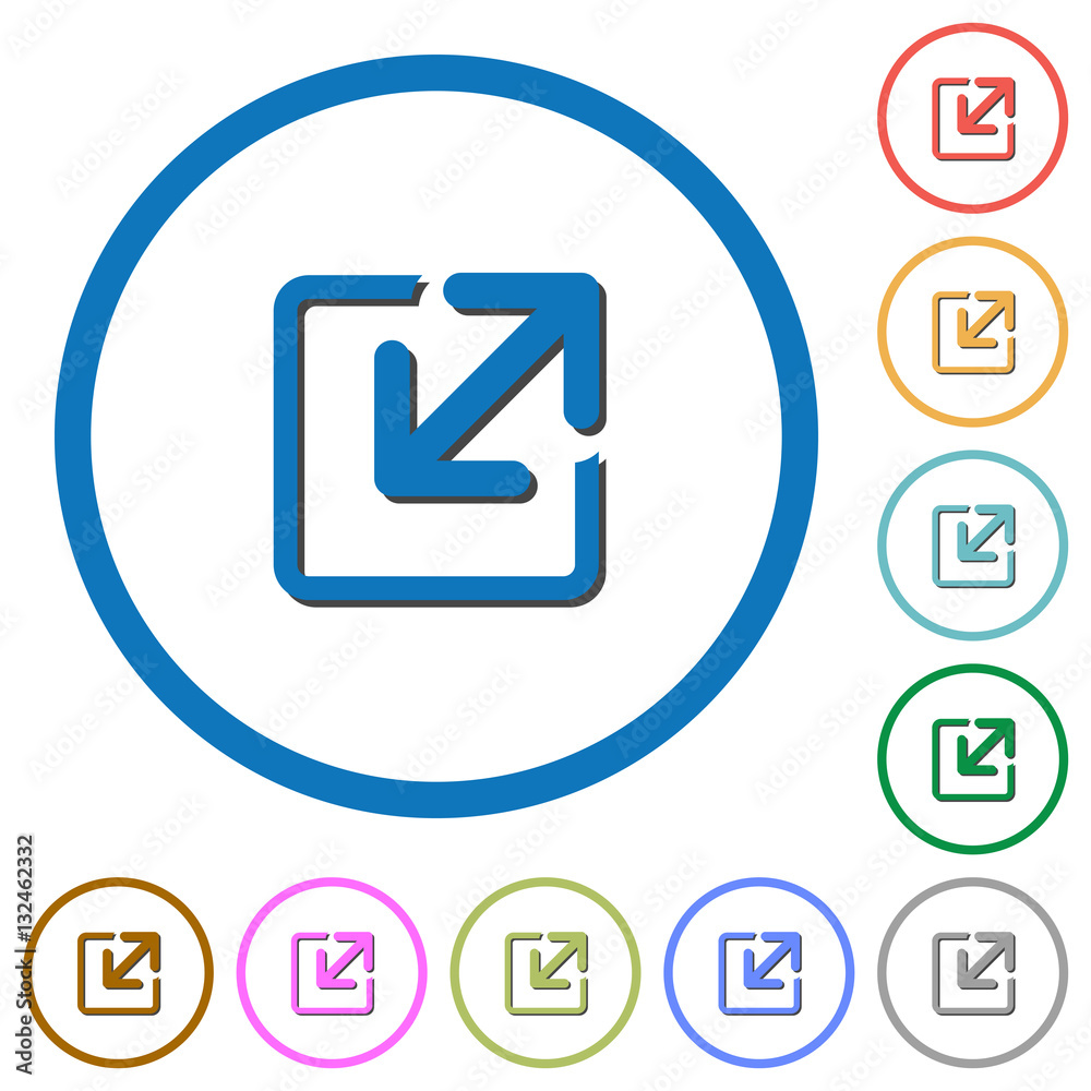 Resize window icons with shadows and outlines Resize window icons with shadows and outlines