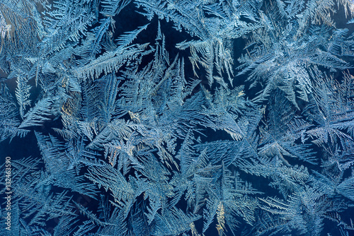 Fototapeta Naklejka Na Ścianę i Meble -  Hoarfrost in winter