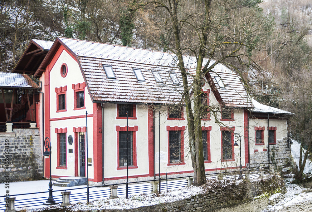 The first hydroelectric power plant in the Balkans built on the basis
