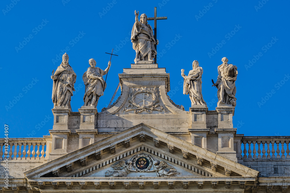 Papal Archbasilica of St. John (San Giovanni in Laterano). Rome.