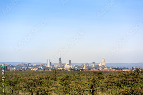 Nairobi cityscape - capital city of Kenya © malajscy