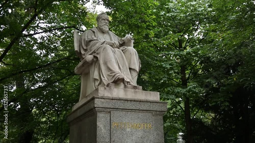 Statue of Max Joseph von Pettenkofer in Munich, Germany photo