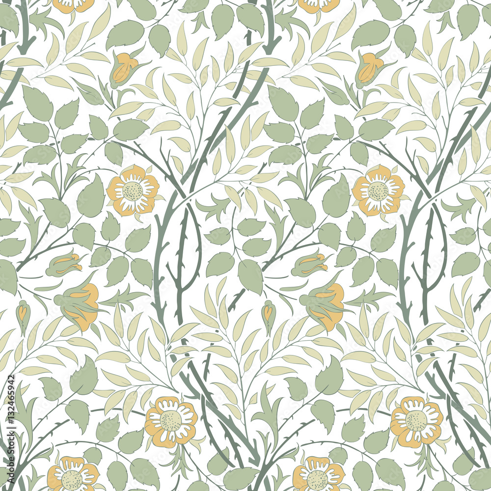Modern fabric design pattern. Desktop wallpaper. Background. Floral pattern  for your design. Illustration. Modern seamless pattern for interior  decoration, wrapping paper, graphic design and textile. Stock Vector |  Adobe Stock