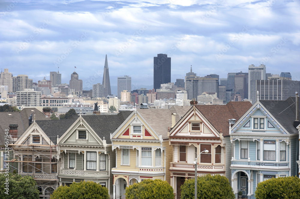 Painted Ladies in San Francisco Painted Ladies in San Francisco