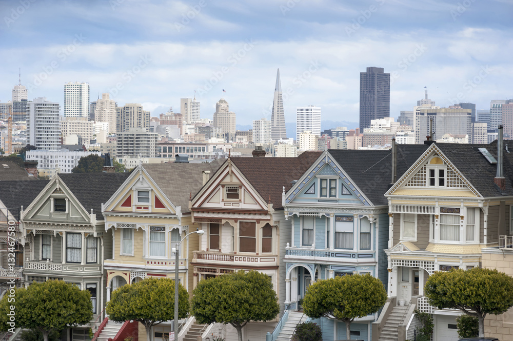 Painted Ladies in San Francisco Painted Ladies in San Francisco