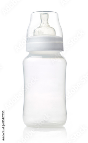 empty baby bottle