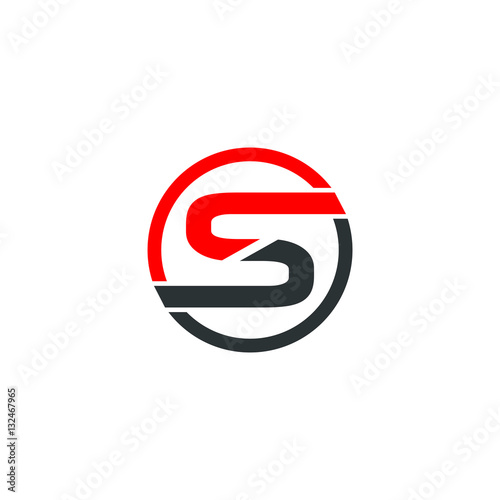 s letter initial on a circle logo vector Free Download s letter initial on a circle logo vector - GFXLoad