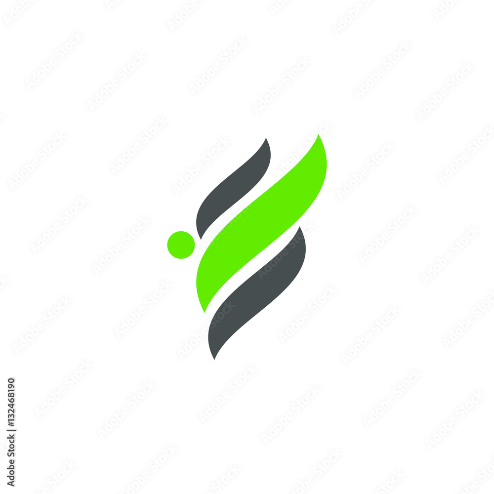 an abstract e letter wing fly logo vector an abstract e letter wing fly logo vector