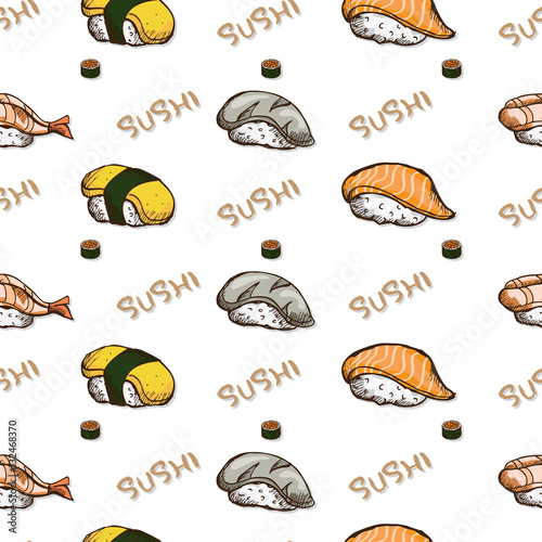 pattern sushi drawing graphic design objects wallpaper