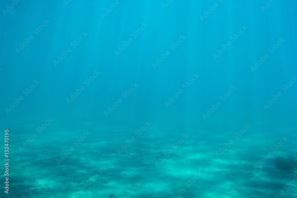 Pattern sand underwater