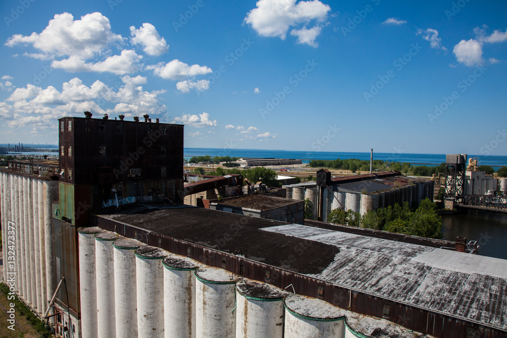 Fototapeta premium Grain Elevators