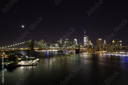 New York Skyline with Brooklyn Bridge