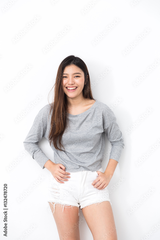 Fototapeta premium Young asian girl portrait