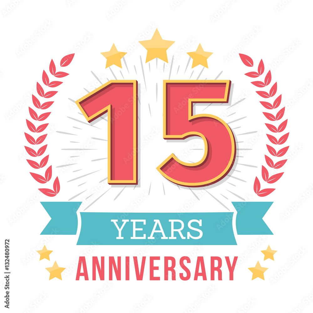 Obraz premium Anniversary Emblem