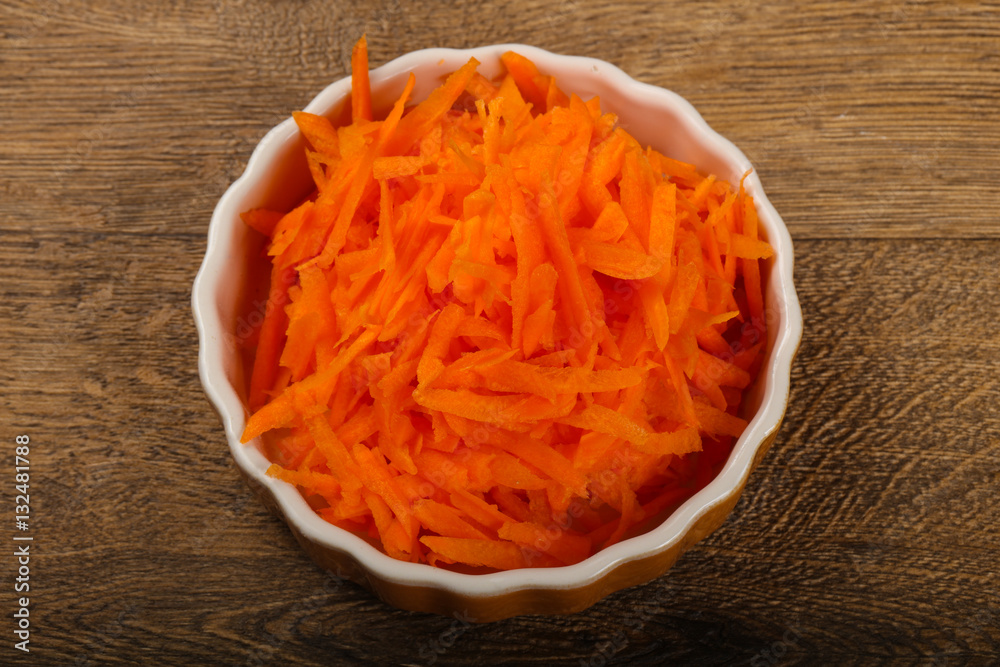 Shredded carrot Shredded carrot
