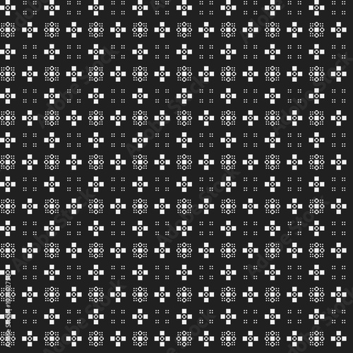 Strict pixelated seamless pattern in corporate style. Useful for web backgrounds, textile or interior design.