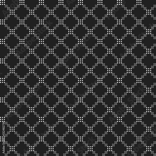 Strict pixelated seamless pattern in corporate style. Useful for web backgrounds, textile or interior design.
