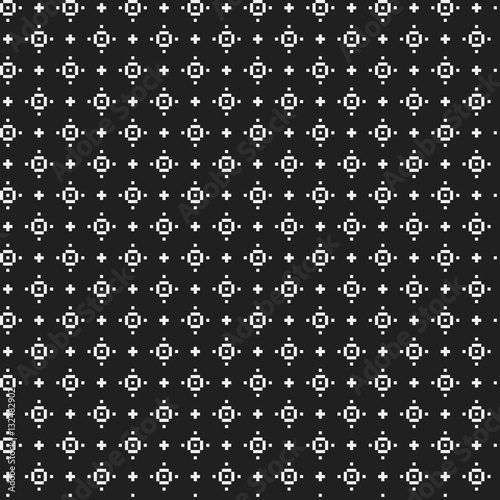 Strict pixelated seamless pattern in corporate style. Useful for web backgrounds, textile or interior design.