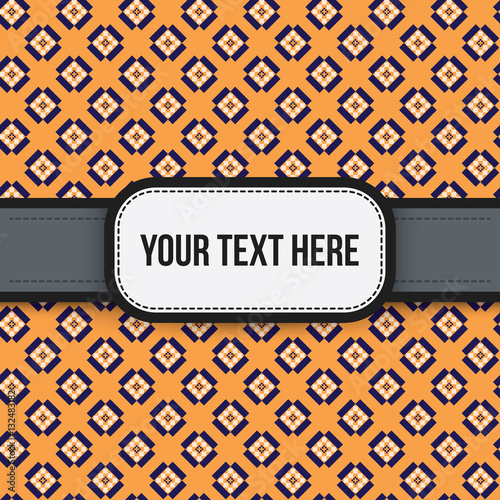 Text background with colorful pixelated pattern. Useful for presentations, advertising and scrapbooking. photo