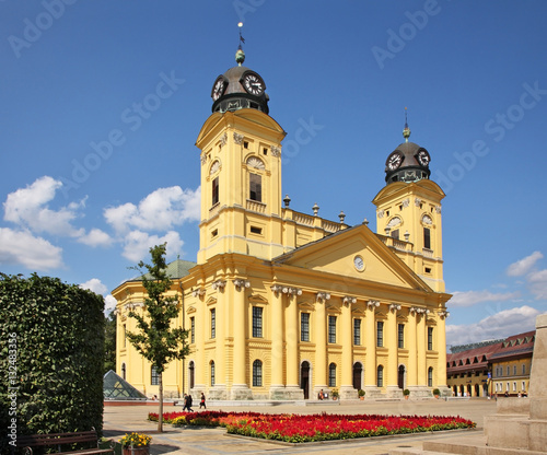 Great Reformed Church in Debrecen. Hungary