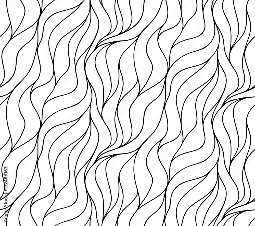 Vector floral background of drawn lines Vector floral background of drawn lines