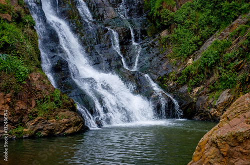 Foot of pretty waterfall