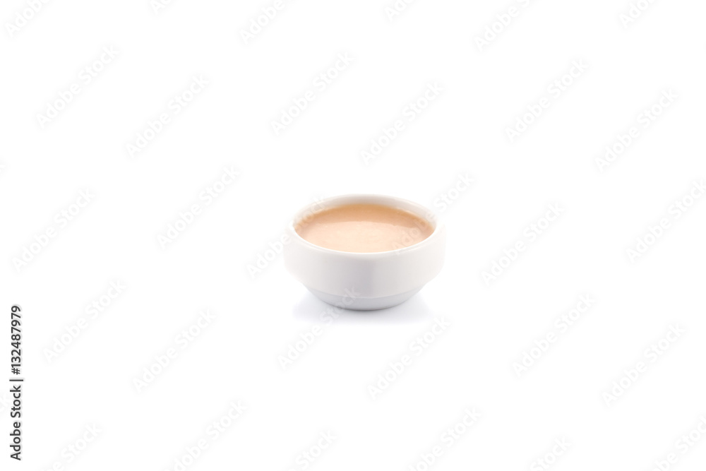 sushi sauce on a white background sushi sauce on a white background