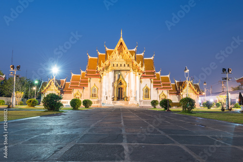 Wat Benchamabophit is a Buddhist temple in the Dusit district of Bangkok, Thailand
