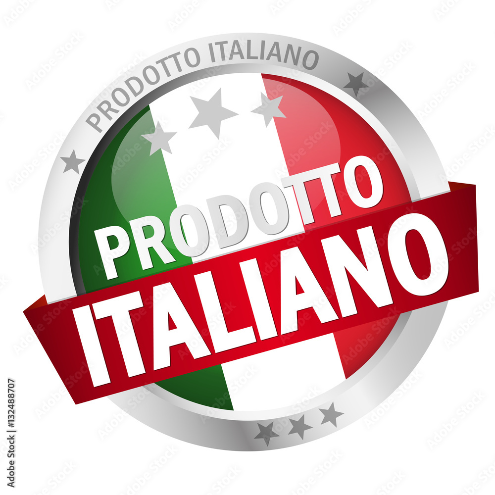 Button with Banner PRODOTTO ITALIANO