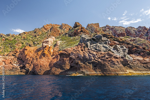 Volcanic rocks of Scandola coastline
