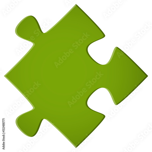 green puzzle piece