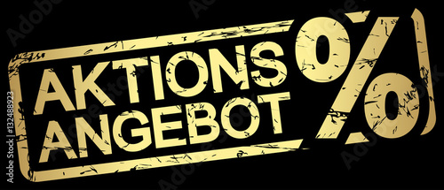 gold stamp with text Aktionsangebot