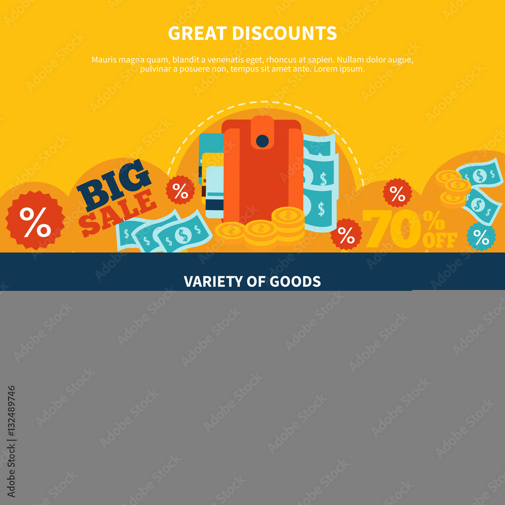 Great Discounts Shopping Banners