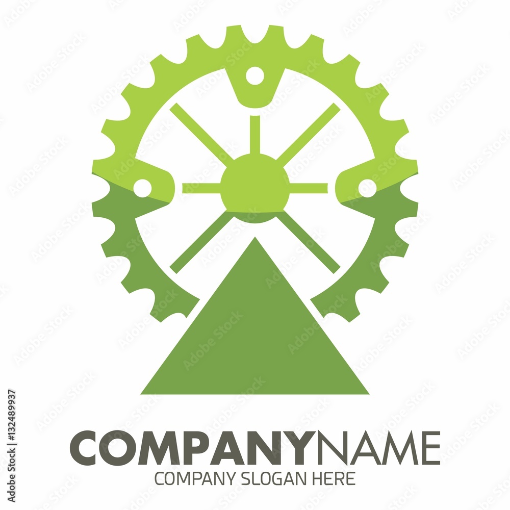 Ferris Wheel logo icon vector Template Ferris Wheel logo icon vector Template