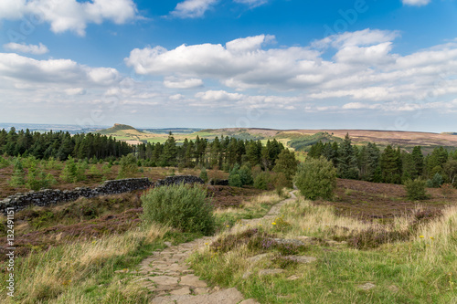 Roseberry Topping seen from Captain Cook's Monument, North Yorks