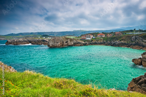 View on Llanes, Spain