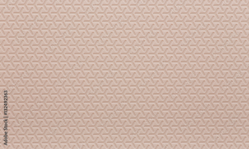 Fototapeta premium The repeating pattern made of figures with three beams. Seamless background