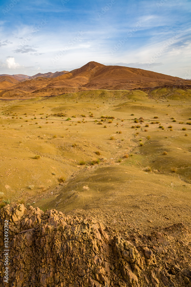 Typical landscape of southern Morocco.