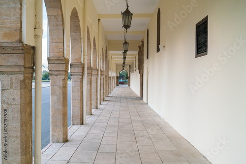 arabic morrocco style corridor background
