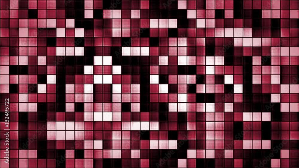 Red Textured Mosaic Background Loop Red Textured Mosaic Background Loop