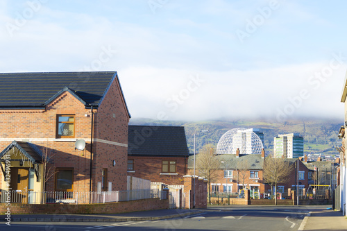 Residential area in South part of Belfast