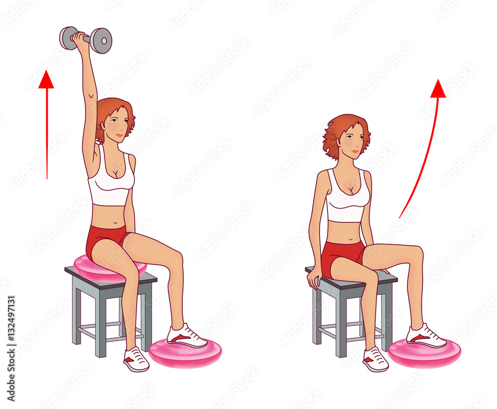Balancing outlet disc exercises