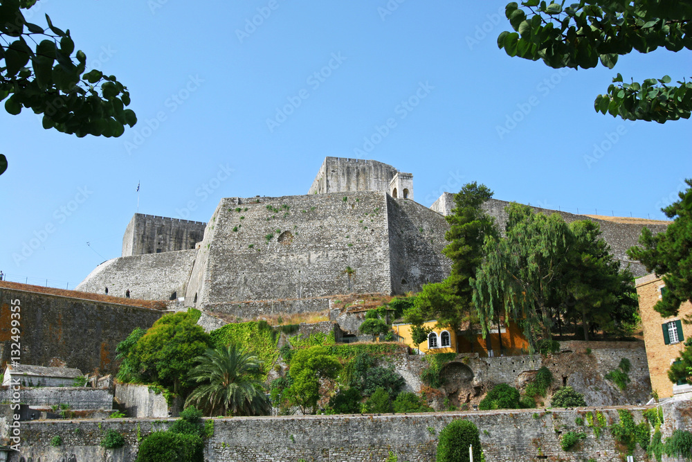 The new Fortress  in Corfu, Greece