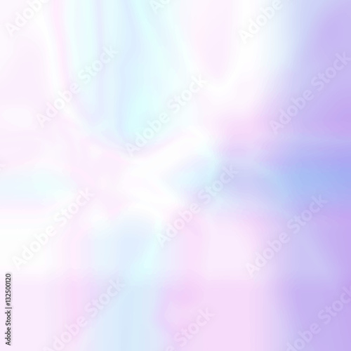Abstract blurred holographic background in pastel light colors