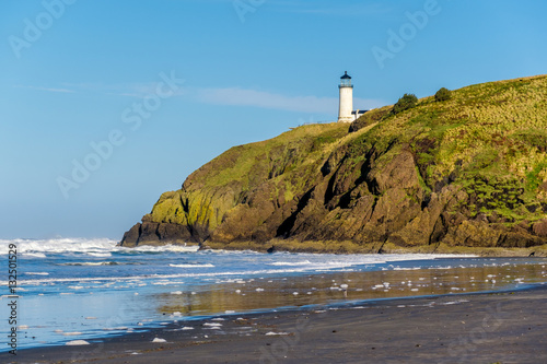 North Head Lighthouse at Pacific coast, built in 1898