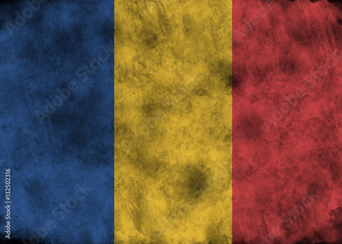 Grunge Chad flag.