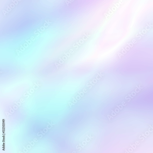 Abstract soft holographic background in pastel light colors